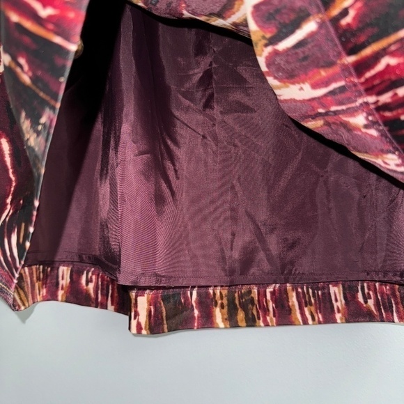 EUC Michael Michael Kors Watercolor Ombre Full Short Skirt Size 14 - Picture 6 of 8